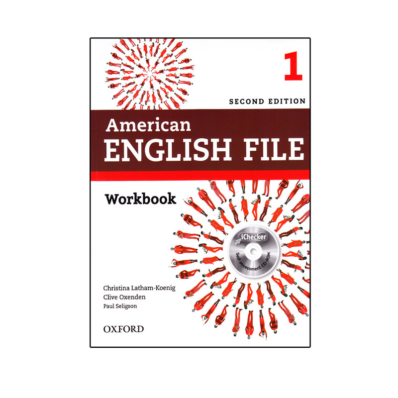 کتاب آموزشی فایل انگلیسی امریکایی مبتدی. کتاب کار 1 (American English File Elementary- Workbook). نسخه انگلیسی. پی دی اف. اثر Christina Latham Koenig- Clive Oxenden- Paul Seligson