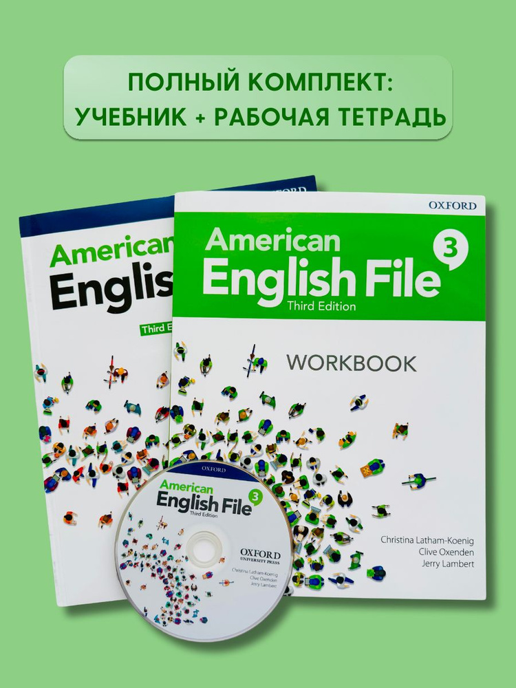 کتاب آموزشی فایل انگلیسی امریکایی متوسط. کتاب کار 1 (American English File Intermeadiate- Workbook). نسخه انگلیسی. پی دی اف. اثر Christina Latham Koenig- Clive Oxenden- Jerry Lambert